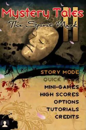 Mystery Tales 2 - The Spirit Mask (Europe) (En,Fr,De,Es,Nl) screen shot title